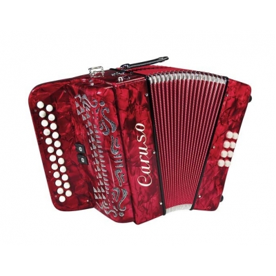 Caruso C-04BC-RD diatonische accordeon Caruso C-04BC-RD diatonische accordeon